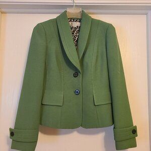 Women’s Green Tahari Arthur S. Levine 2 Button Blazer